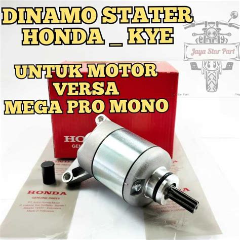 Dinamo Stater Honda Assy Mega Pro Monoshock Verza Asli Original Dinam