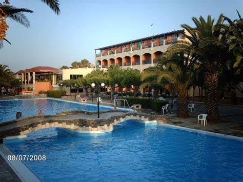 Blick Von Der Beachbar Zu Hotel Mare Monte Beach Georgioupolis