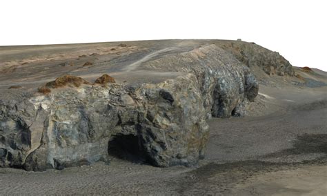3d Ocean Cliff Terrain Turbosquid 2164486