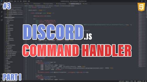 Command And Event Handler Discord Js Part Youtube