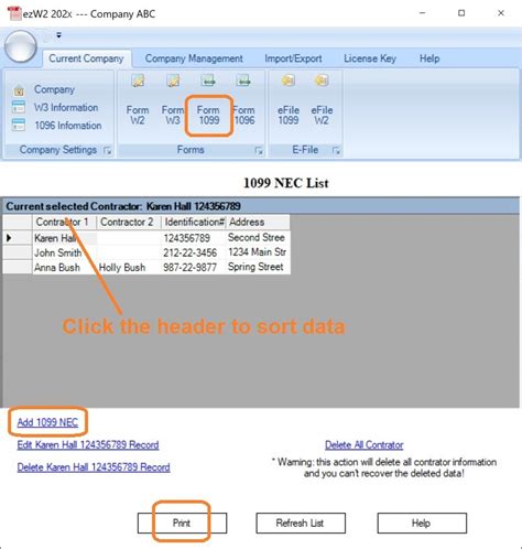 How To Fill Out And Print Nec Forms