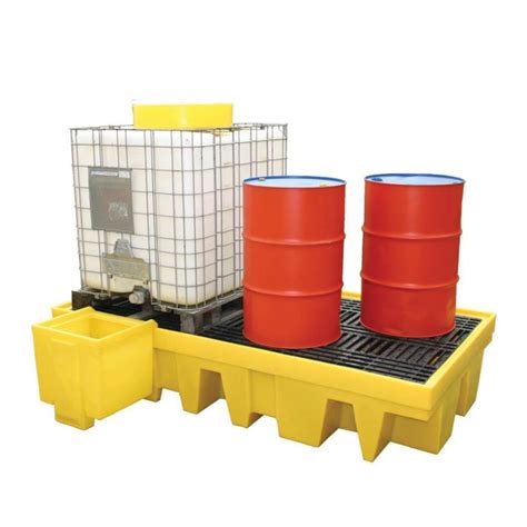 TSSBB2 IBC Spill Containment Unit With Grate Double IBC Containment