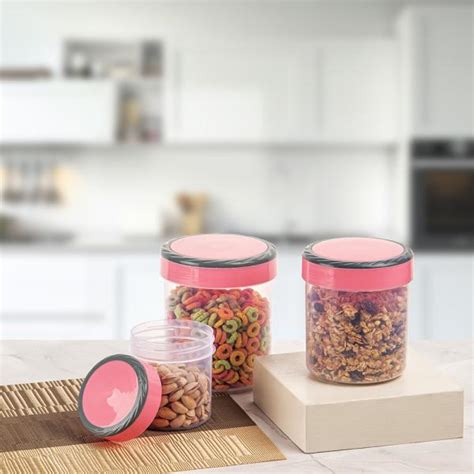 Polyset Ringo Assorted Round Plastic Container Set Of 12 Jiomart
