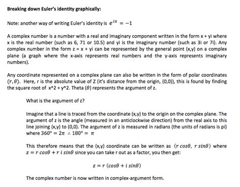 What is Euler’s identity?