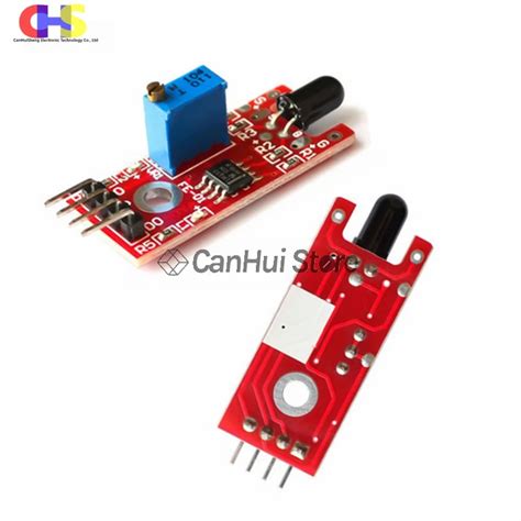 Pin Ky Ir Flame Sensor Fire Detection Module Detects Infrared