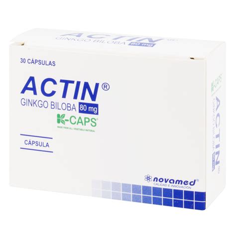 Actin 80 Mg 30 Tabletas Farmaprime