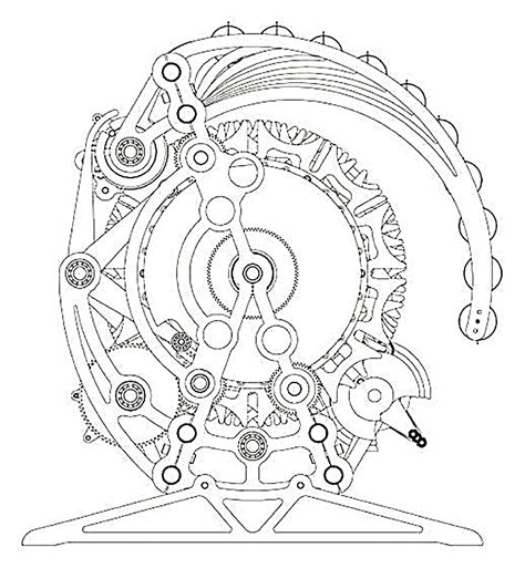 Steampunk Clock Drawing At Getdrawings Free Download