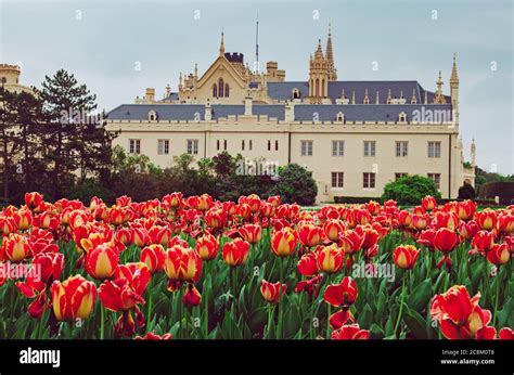 Lednice Valtice Palace view, Lednice-Valtice Cultural Landscape, South ...