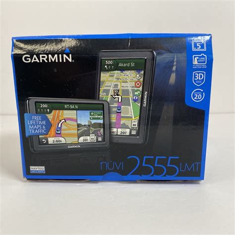 Garmin Nuvi 2555lmt 5” Screen Portable Gps Navigator Tested