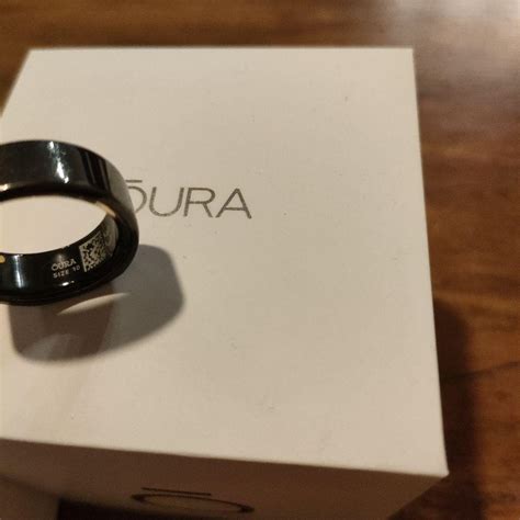 Oura Ring Aura Ring Gen Heritage Black Us Size Good Condition Ebay