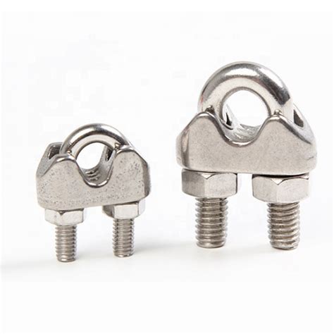 M Inches Stainless Steel Wire Rope Cable Clip Clamp Fastener