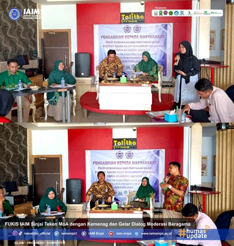 Fukis Iaim Sinjai Teken Moa Dengan Kemenag Dan Gelar Dialog Moderasi