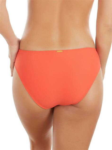 Bas Maillot De Bain Bikini Basica Orange Corail Kiabi