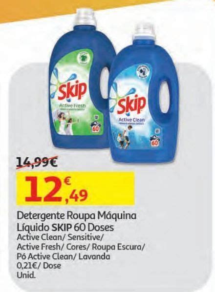 Promo O Det Roupa M Q Liqu Do Skip Em Auchan