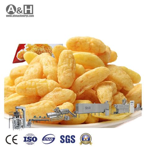 Extrusion Puffed Rice Maker Grits Ring Corn Puff Breakfast Cereal