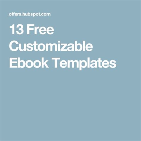 Free Customizable Ebook Templates Ebook Writing Ebook Template Ebook