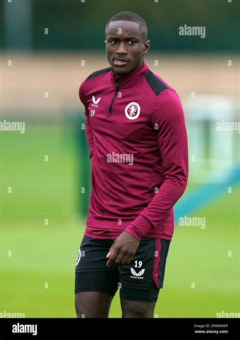 Aston Villa S Moussa Diaby During A Training Session At The Bodymoor