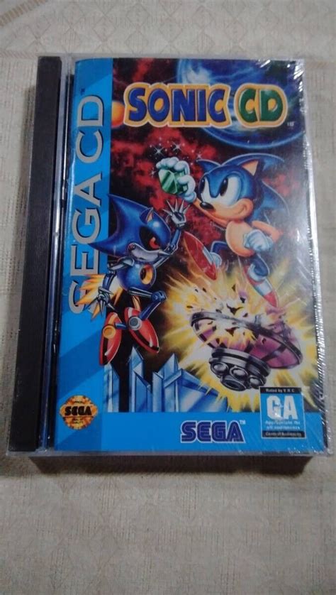 Sega Cd Sonic Cd Pal Version New Sealed Rare Ebay