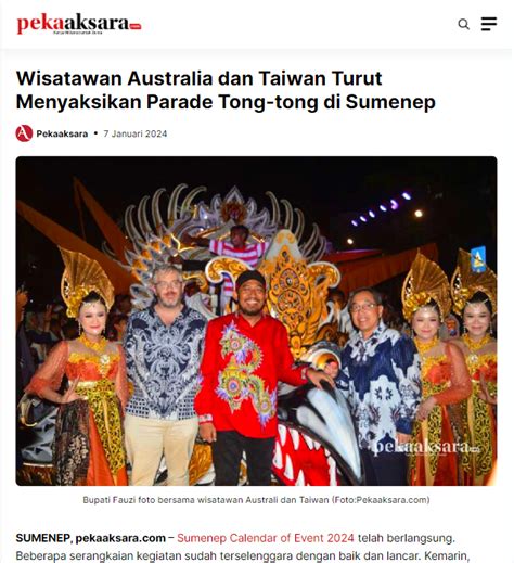 Https Pekaaksara Wisatawan Australia Dan Taiwan Turut