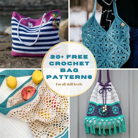 20 Best Free Crochet Bag Patterns The Crochet Village