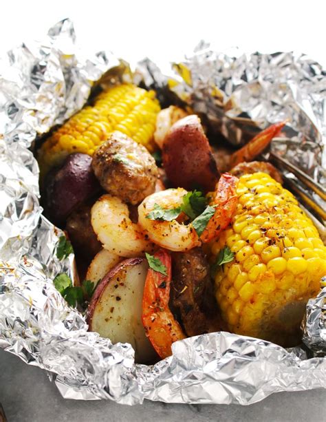 Foil Packet Low Country Boil Recipe Low Country Boil Dinner Food