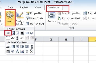 Two Ways to Insert VBA Button into Excel - Data Recovery Blog