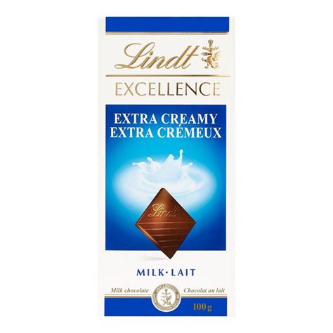 Lindt Excellence Milk Chocolate Bar Extra Creamy G