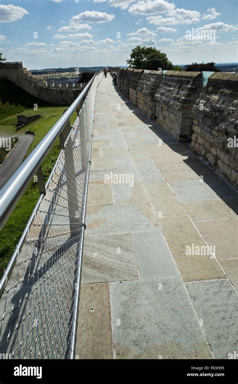 Lincoln castle wall walk hi-res stock photography and images - Alamy