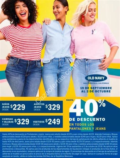 En Old Navy Hasta 40 De Descuento En Pantalones Y Jeans Cazaofertas