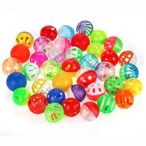 Plastic Noisy Cat Toy Balls with Bell – WONPET Pet Supllies Manufacturer