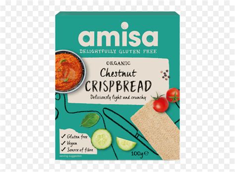 Amisa Organic Gluten Free Chestnut Crispbread 100g Amisa Buckwheat