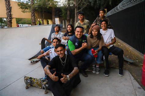 Supervisa Luis Nava El Nuevo Skate Park En Los Alcanfores Sur