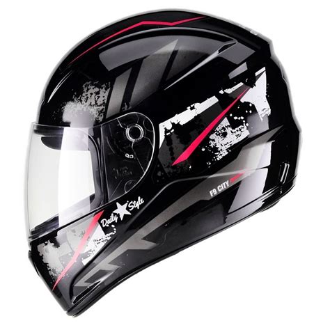 Capacete F 9 CITY Preto Vermelho 56 FLY Garantia E Qualidade