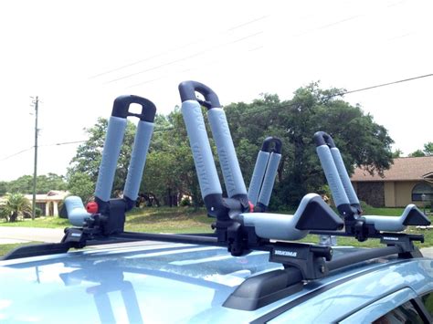 Yakima Bowdown Folding J Style Kayak Carrier For Roof Racks Yakima Watersport Carriers Y04042