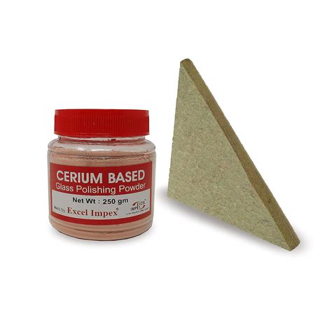 Excel Impex Cerium Oxide Based Glass Polishing Powder And Wool Felt