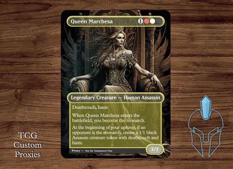 Queen Marchesa Magic Playtest Proxy Fullart Etsy