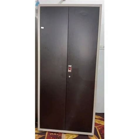 2 Door With Locker Rectangular MS Almirah 4 Shelves Without Mirror At