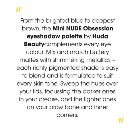 Huda Beauty Mini Nude Obsession Eyeshadow Palette Medium Beauty