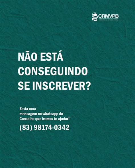 CRMV PB abre inscrições para o Curso de Responsabilidade Técnica em