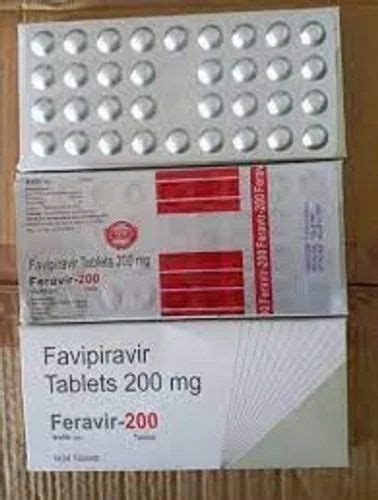 Feravir Favipiravir 200 Mg Tablets Treatment Covid 19 At Rs 900 Strip