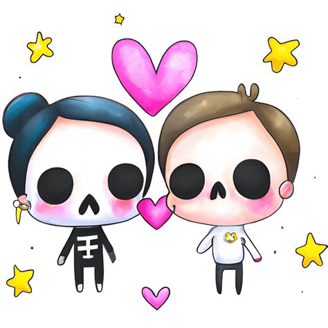 Kawaii Chibi Valentines Day Cartoon Illustration · Creative Fabrica