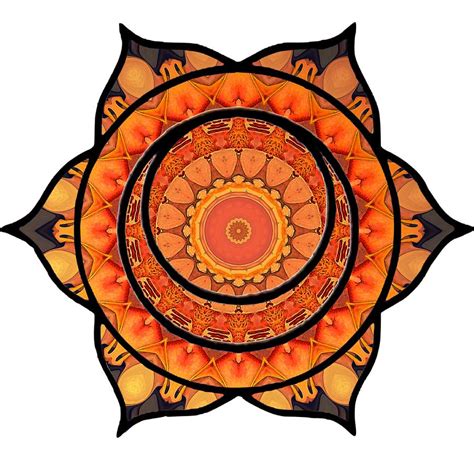 Sacral Chakra Symbol Mixed Media by Michell Rosenthal | Pixels