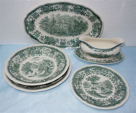 Villeroy Boch Burgenland grün Speiseservice Teile zur Auswahl eBay