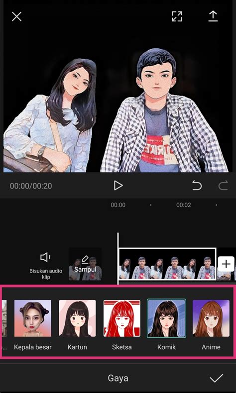 Cara Edit Video Anime Kartun Komik Di Capcut Hp Android Blogger Toraja