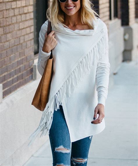 Take A Look At This Ivory Fringe Wrap Cardigan Women And Plus Today