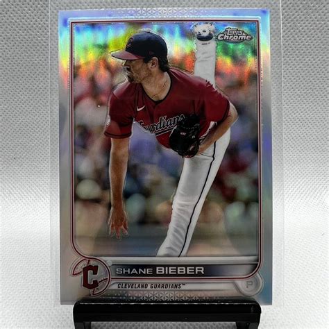 2022 Topps Chrome Refractor 208 Shane Bieber Cleveland Guardians EBay