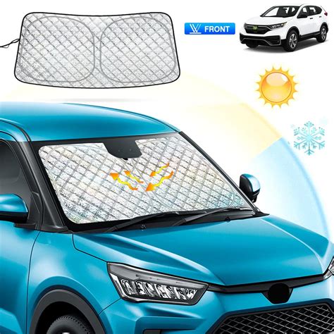 Canvcle Compatible With Windshield Sun Shade Honda CR V 2017 2022