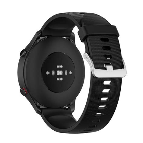 Силиконовый ремешок для Xiaomi Mi Watch Color Sports - черный - купить ...