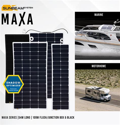 Sunbeamsystem Maxa 109 Watt Junction Box Zonnepaneel Sailspecials