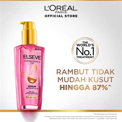 Jual L Oreal Paris Elseve Extraordinary Oil Pink Hair Serum Hair